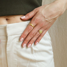 Bold Triple Band Ring